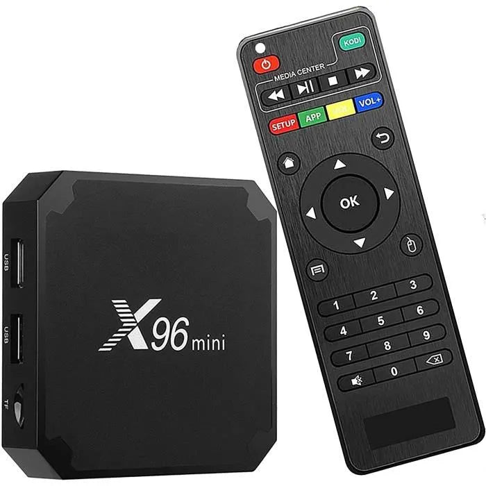 Box + IPTV abonnement 12 mois IPTV Smarters ( box x96 )